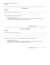 Form ROW-N-30-OAS_STRUCTURELEASEHOLDBISECTION Quitclaim Deed - Oas Structure and Leasehold-Bisection - Texas, Page 3