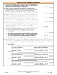 Form 201-R Charitable Gaming Permit Application (Renewal Applicant Only) - Virginia, Page 8