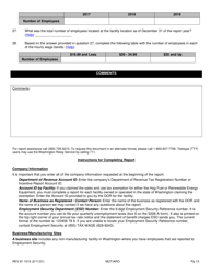 Form REV81 1015 Annual Tax Performance Report for Preferential Tax Rates/Credits/Exemptions/Deferrals Worksheet - Washington, Page 13