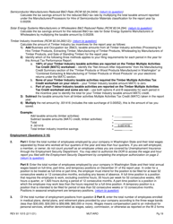 Form REV81 1015 Annual Tax Performance Report for Preferential Tax Rates/Credits/Exemptions/Deferrals Worksheet - Washington, Page 19