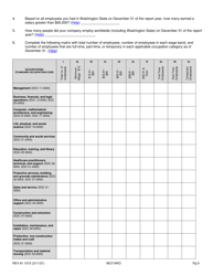 Form REV81 1015 Annual Tax Performance Report for Preferential Tax Rates/Credits/Exemptions/Deferrals Worksheet - Washington, Page 9