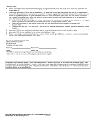 DSHS Form 18-078 Application for Nonassistance Support Enforcement Services - Washington (Trukese), Page 4