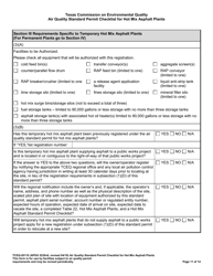 Form TCEQ-20110 Air Quality Standard Permit Checklist for Hot Mix Asphalt Plants - Texas, Page 11