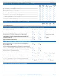 Formulario 50-823-S Encuesta De La Junta De Revision De Tasaciones Del Contralor De Cuentas Publicas De Texas - Texas (Spanish), Page 2