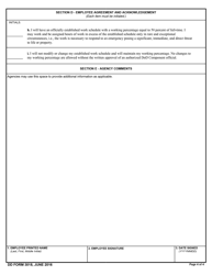 DD Form 3018 Phased Retirement Request and Agreement, Page 4