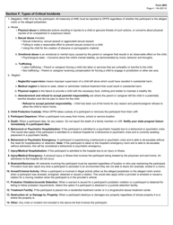 Form 2803 Critical Incident Report - Texas, Page 4
