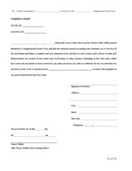 Form SNT-12 Supplemental Needs Trust Accounting - New York City, Page 16