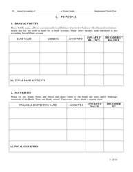 Form SNT-12 Supplemental Needs Trust Accounting - New York City, Page 2