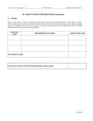 Form SNT-12 Supplemental Needs Trust Accounting - New York City, Page 6