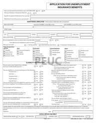 Form DWS-ARK-501 &quot;Application for Unemployment Insurance Benefits - Peuc&quot; - Arkansas, Page 2