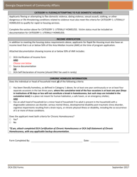 Verification of Homelessness - Rapid Re-housing - Georgia (United States), Page 2