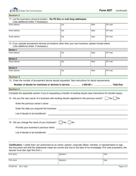 Form ADT (EFO00148) Application for Amusement Device Permit - Idaho, Page 2