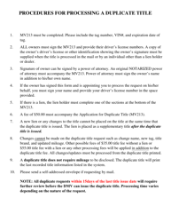 Form MV213 Application for Duplicate Title or Sold out of State to Retain Tag - Delaware, Page 2