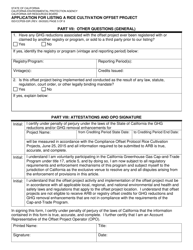 Form ISD/CCPEB-03R Application for Listing a Rice Cultivation Offset Project - California, Page 5