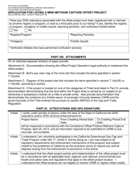 Form ISD/CCPEB-004 Application for Listing a Mine Methane Capture Offset Project - California, Page 6