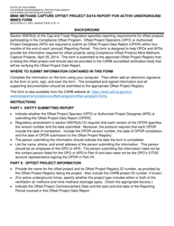 Form ISD/CCPEB-011 Mine Methane Capture Offset Project Data Report for Active Underground Mines Form - California, Page 9