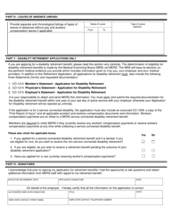 Form CO-1207 Part A Application for Mers Retirement Benefits - No Social Security Coverage - Connecticut, Page 2