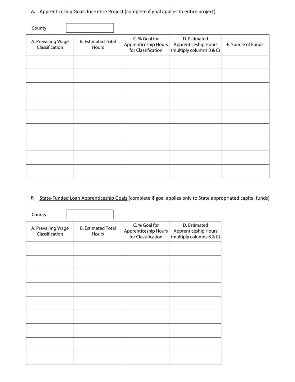 Request for Waiver or Reduction of Public Works Project Apprenticeship Goals - Iepa Loan Program Version - Illinois, Page 4