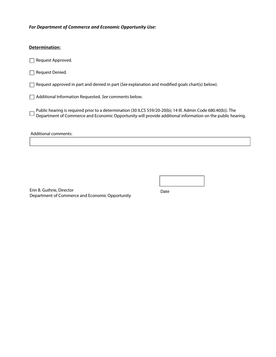 Request for Waiver or Reduction of Public Works Project Apprenticeship Goals - Iepa Loan Program Version - Illinois, Page 7