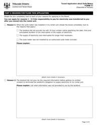 Form T7 Tenant Application About Suite Meters - Ontario, Canada, Page 4