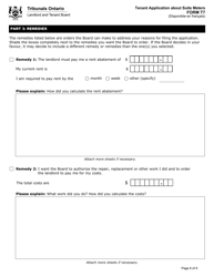 Form T7 Tenant Application About Suite Meters - Ontario, Canada, Page 7
