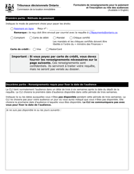 Forme L1 Requete En Expulsion D&#039;un Locataire Pour Non-paiement Du Loyer Et En Paiement De L&#039;arriere De Loyer - Ontario, Canada (French), Page 10