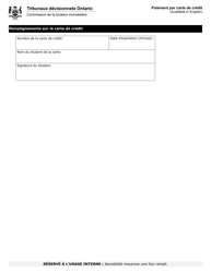 Forme L7 Requete De Transfert D&#039;un Locataire Hors D&#039;une Maison De Soins - Ontario, Canada (French), Page 9