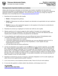 Forme L5 &quot;Requete En Augmentation De Loyer Superieure Au Taux Legal&quot; - Ontario, Canada (French)