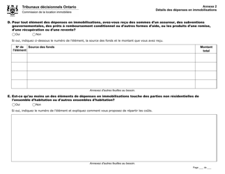 Forme L5 Requete En Augmentation De Loyer Superieure Au Taux Legal - Ontario, Canada (French), Page 11