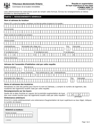 Forme L5 Requete En Augmentation De Loyer Superieure Au Taux Legal - Ontario, Canada (French), Page 2
