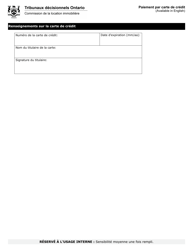 Forme A1 Requete Relative Au Champ D&#039;application De La Loi - Ontario, Canada (French), Page 8