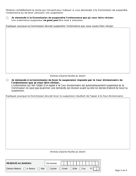 Demande De Revision D&#039;une Ordonnance - Ontario, Canada, Page 4
