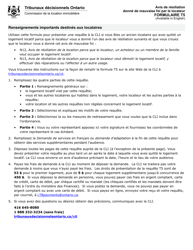 Document preview: Forme T5 Avis De Resiliation Donne De Mauvaise Foi Par Le Locateur - Ontario, Canada (French)