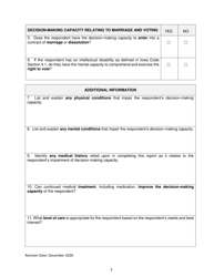 Report of Decision-Making Capacities - Iowa, Page 3