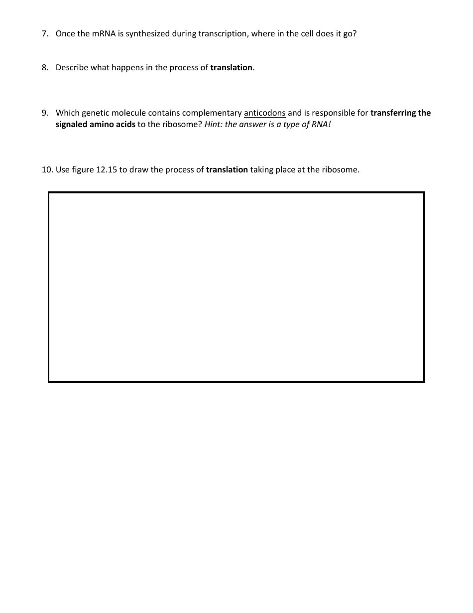 Dna Whodunit Worksheet - Lassiter High School, Page 3