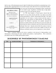 Discovery of Photosynthesis Worksheet - Polytech High School, Page 2