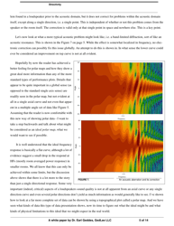 Directivity in Loudspeaker Systems - Dr. Earl Geddes, Gedlee Llc, Page 5