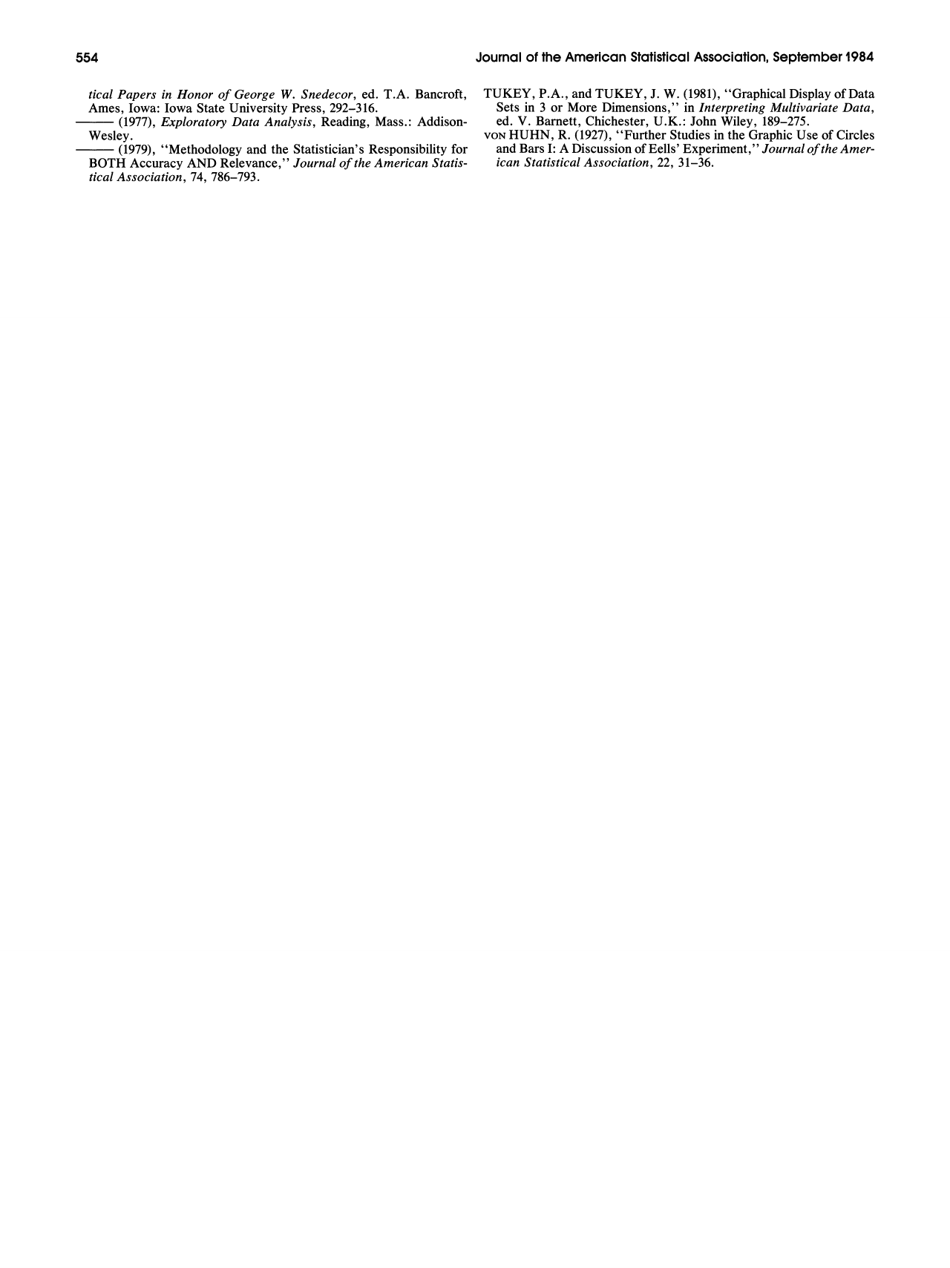 Graphical Perception: Theory, Experimentation, and Application to the Development of Graphical Methods - William S. Cleveland, Robert Mcgill, Journal of the American Statistical Association, Page 25