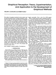 Graphical Perception: Theory, Experimentation, and Application to the Development of Graphical Methods - William S. Cleveland, Robert Mcgill, Journal of the American Statistical Association, Page 2