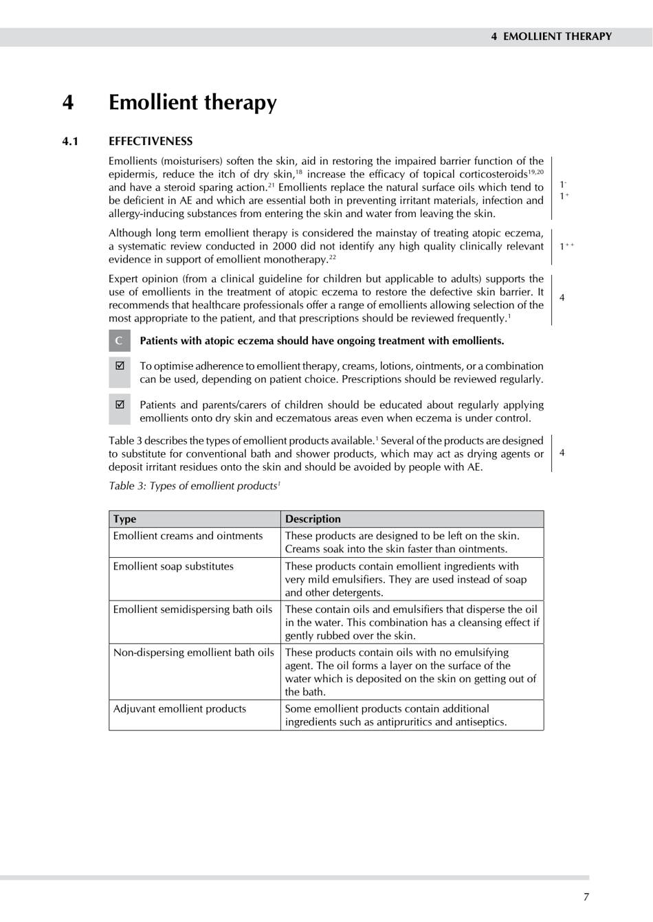 Management of Atopic Eczema in Primary Care - Guideline No 125, Scottish Intercollegiate Guidelines Network - United Kingdom, Page 13