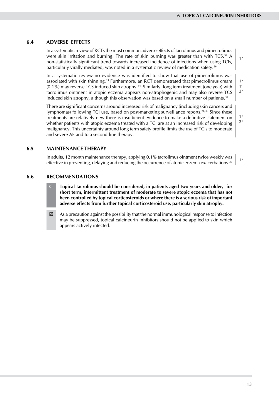 Management of Atopic Eczema in Primary Care - Guideline No 125, Scottish Intercollegiate Guidelines Network - United Kingdom, Page 19