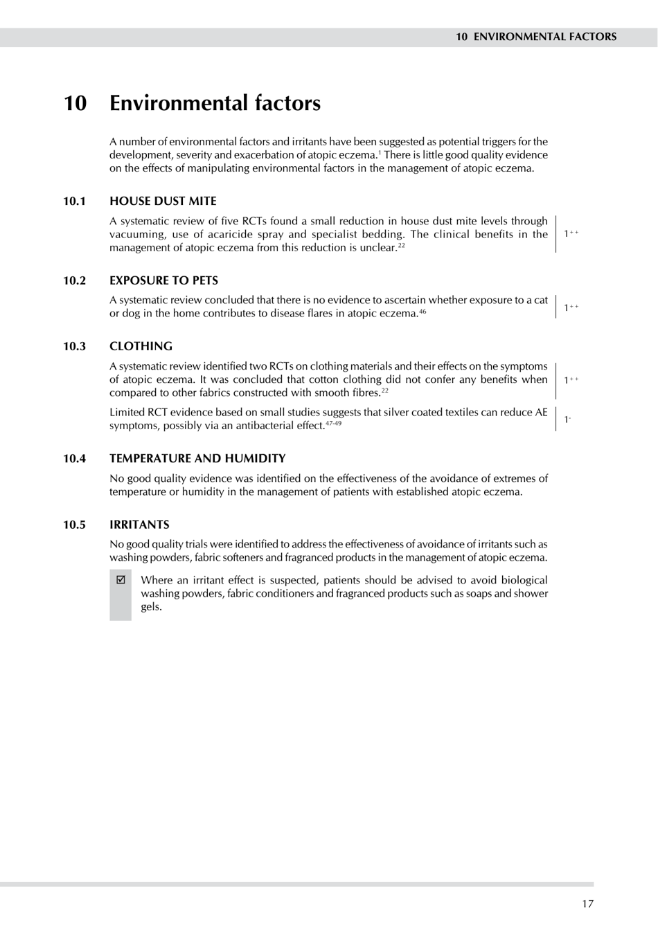 Management of Atopic Eczema in Primary Care - Guideline No 125, Scottish Intercollegiate Guidelines Network - United Kingdom, Page 23