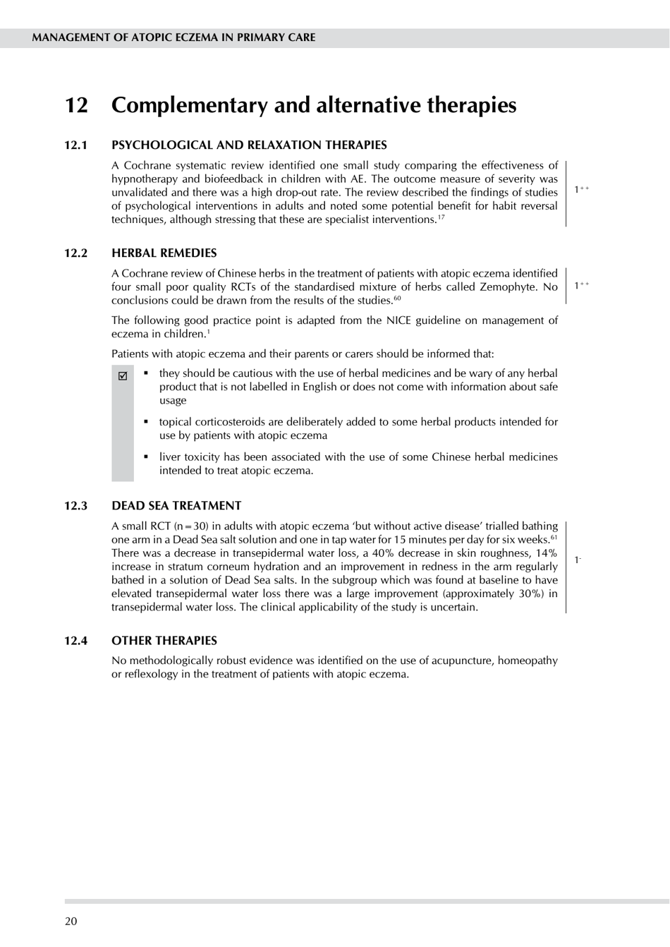 Management of Atopic Eczema in Primary Care - Guideline No 125, Scottish Intercollegiate Guidelines Network - United Kingdom, Page 26