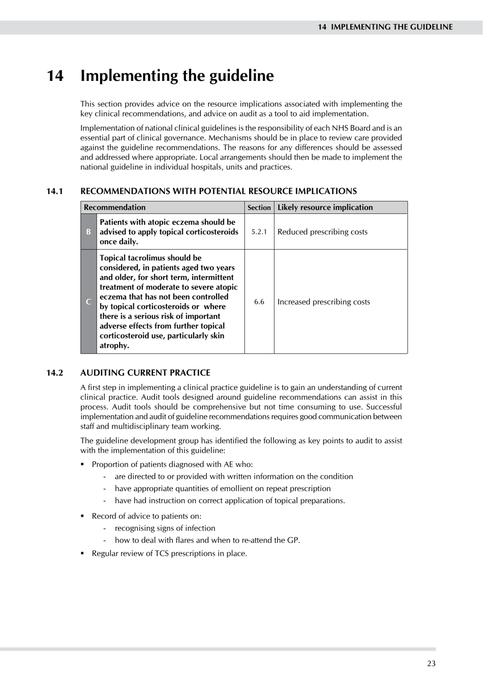 Management of Atopic Eczema in Primary Care - Guideline No 125, Scottish Intercollegiate Guidelines Network - United Kingdom, Page 29