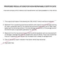 Form MVD-10005 Application for Nonrepairable Certificate - New Mexico, Page 2