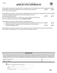Document preview: Form MVD-10037 Applicant Affidavit - New Mexico