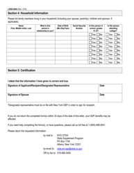 Form LDSS-5040 Income Verification Form - New York, Page 3
