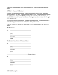 Form CSB103_09B Escrow Agreement - Montana, Page 4