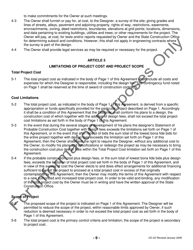 Form OC-22 State of North Carolina Standard Form of Agreement Between Owner and Designer - North Carolina, Page 9