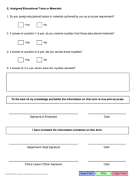Annual College and University Disclosure Form - New Jersey, Page 2